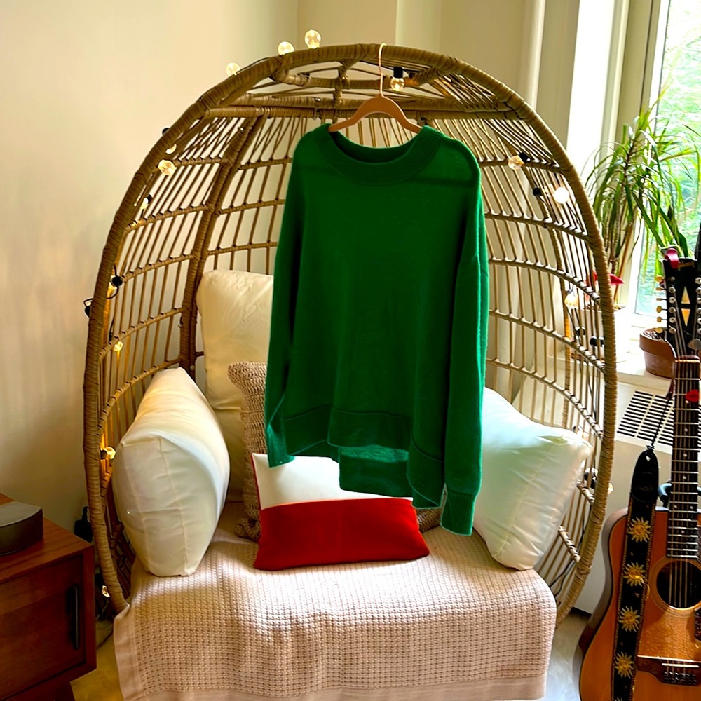 Alice & Olivia Green Sweater/Jumper, XL